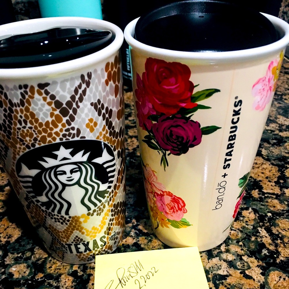 2 - STARBUCKS Ceramic Cups